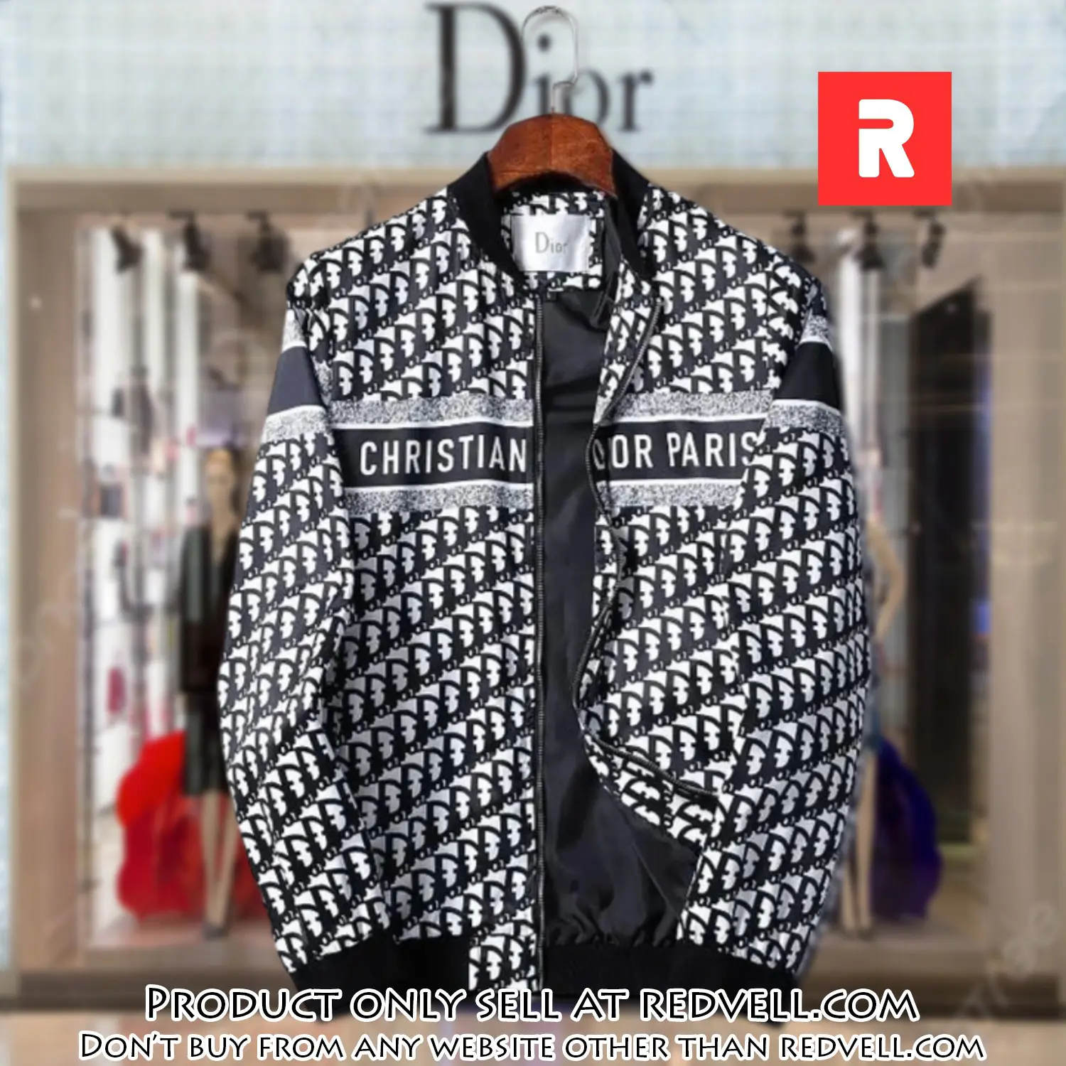 Dior luxury brand varsity zipper jacket vst1068 rv5514614